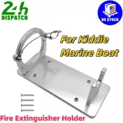 For Kiddie Marine Boat Aluminum Fire Extinguisher Mounting Holder White Holder