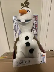 Spring & Surprise Olaf Talking Plush Pop Up Snowman Disney Frozen Christmas