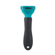 M-Pets Stylus Cat/Dog Deshedding Uncercoat Dematting Comb/Brush Small Black/Blue