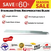 MILWAUKEE 400MM STAINLESS STEEL RECIPROCATING SAW BLADE FOR ICE/MEAT CUTTING