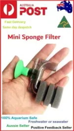 Mini Aquarium Filter Fish Tank Shrimp Betta Small Air Pump Sponge Filters Nano