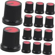 Generic Plastic Volume Knobs 50pcs 6mm Wh148 Potentiometer Knobs for Amplifiers Electric Guitar Parts