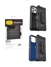 OtterBox - Defender Series Case With Holster For iPhone 14 Pro Max - Black New