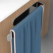 HUFEEOH Hand Towel Holder, Self Adhesive Towel Bar Towel Holder for Kitchen Cabinet, Stainless Steel Bath Towel Holder Stick on Wall