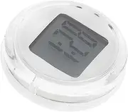 Car Digital Clock Mini Digital Clock Stick on Speedometer Odometer Auto Car Clocks for Dashboard Waterproof Small Stick on Clocks para Car Dashboard Clock Pendulum White