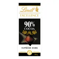 在飛比找PChome24h購物優惠-《瑞士蓮 Lindt》極醇系列90%巧克力片 (100g)