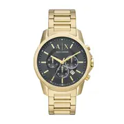Armani Exchange Chronograph Gold-Tone Stainless Steel Watch AX1721