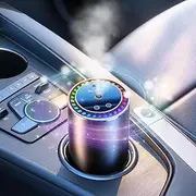 Oil Diffuser for Home and Car Smart Air Freshener, Auto On/Off by AI Chip, Built-in Battery, Works Silently, Refill Oil Aroma with 120 Days Long-Lasting Scent, Gifts for Men and Women-Cologne, Black