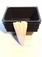 Seed Starter Trays, 3"x 5", (Qty. 24), Seed Trays for Wheat Grass or Greens