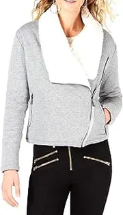 [GUESS] Womens Sherpa Motorcycle Jacket