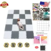 20-Piece EVA Foam Puzzle Play Mats for Safe Toddler Play - 30cm x 30cm