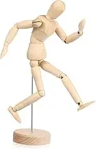 Gadpiparty Art Wooden Figure Artist Manikin Jointed Drawing Figure Model Paint Drawing Mannequin Drawing Model Pose Dummy Wooden Figure Statue Wooden Mannequin Figures Wooden Dolls Lotus Tree