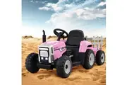 Rigo Kids Electric Ride On Car Tractor Toy Cars 12V Pink
