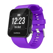 Replacement Silicone Waterproof Quick Fit Watch Strap Wristband for Garmin Forerunner 35 PURPLE COLOR