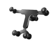 Adjustable Car Phone Holder Air Outlet Universal Multifunctional Creative Navigation Car Phone Holder-Black