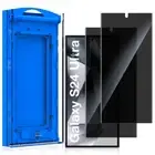 2 Pack Privacy Screen Protector for Samsung Galaxy S24 Ultra, Anti-Spy Privat...