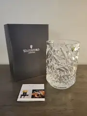 NEW Waterford FLEUROLOGY "Tina" Bud VASE Clear 8" By: JEFF LEATHAM, Master NOS