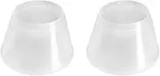 2X Shockproof Silicone Energy Sleeve Tennis Racket Cover Handle End Cap Bumper Grip Ring Racquet Sport Overgrip