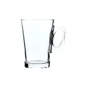 Set Of 6 BlinkMax Glass Coffee Mugs Hot Cold Beverage Party Drinkware Cups 132ML