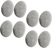 KONTONTY Painting Rocks 8 Pack Smooth Flat Stones Multi-Function Pebbles DIY Stones for Boys and Girls Adults Decor