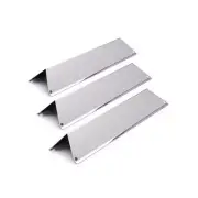 Broil Mate Stainless Grill Heat Plate (3) Pack 12.5" x 4" (3) 10222-E34 New