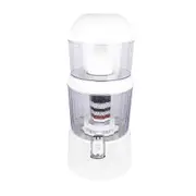 8 Stage Benchtop Water Filter Ceramic Mineral Stone Carbon Purifier Filters