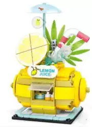 Lemonade Stand Modular Building Blocks Bricks Toy Building Set