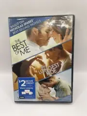 The Best of Me Longest Ride Safe Haven 3-Disc DVD's New/Sealed Nicholas Sparks