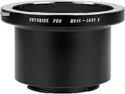 [Fotodiox] Pro Lens Mount Adapter - Mamiya 645 (M645) (Not Compatible with M645 Digital AF or Phase ONE Lenses) Mount Lenses to Sony Alpha E-Mount Mirrorless Camera Body