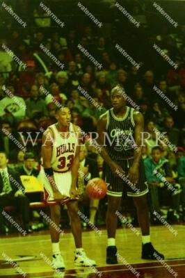ES651 Shaquille O Neal Orlando Magic & Scottie Pippen 8x10 11x14 16x20 Photo