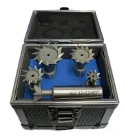 5PC 60° DOVETAIL CUTTER SET 13-25MM DIAMETER MILLING CUTTERS RDGTOOLS
