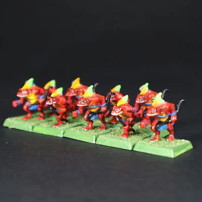 Lizardmen, Painted Skink Archers, Warhammer Fantasy , Games Workshop