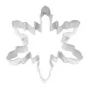 Wide 5'' Snowflake Cookie Cutter Metal