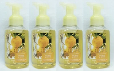 4 Bath & Body Works SUNSHINE & LEMONS Gentle Foaming Hand Soap