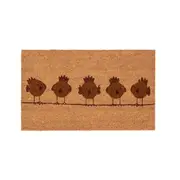 Door Mat 45x75cm Rectangle Floor Rug/Carpet PVC Backed Home/Room Decor Tweety
