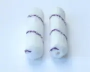 80 6 " x 3/8" Button End solvent resistant Micro Fiber Mini Paint Rollers