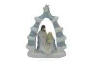Manger Nativity Creche 4 1/2" Ceramic Ornament