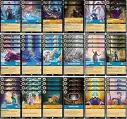 Disney Lorcana Lore Aggro Deck - Frozen, Hercules, Aladdin, The Lion King Characters - Custom Built - Very Strong - 60 Card!
