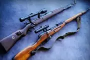 WW II German Photo -----K98k Mauser Sniper Rilfe