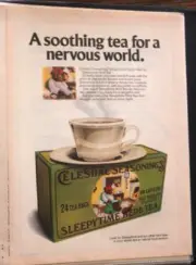 Celestial Seasonings Sleepytime Tea 1982 Vintage Magazine Ad Print wall art