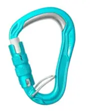 EDELRID HMS Bulletproof Locking Carabiner Icemint Triple Lock FG
