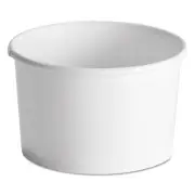 Chinet 71037 Squat Paper 8 - 10 oz. SS Design Food Containers - WHT (1000/CT)New