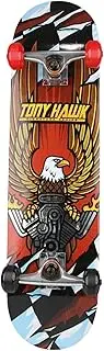 31 inch Tony Hawk Skateboard, Tony Hawk Signature Series 3, Metallic Graphics & 9-ply Maple Desk Skate Board for Cruising, Carving, Tricks and Downhill, Hawk Engine
