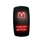 Auxiliary Battery Switch Red fit Ranger General Rhino Viking Gator RZR Teryx UTV