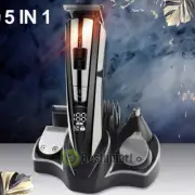 Rechargeable Hair Clipper Beard Trimmer Kit Men Cordless Hair Mustache Trimmer