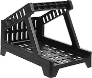 ARTIBETTER Convenient Desktop Label Holder Plastic Label Roll Stand for Shipping Thermal Printers Easy Installation Space Saving Design Compatible with Printers Black Color