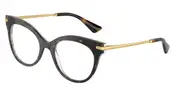 Dolce & Gabbana DG3392 3217 Women’s Glasses Tortoiseshell Size 52 - Private Health Rebate - Blue Light Block Available