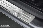 Avisa INOX Door sill Protectors Compatible with Mercedes Vito & V-Class W447 2014- - 'Exclusive' - 2-Pieces - Version 2.0