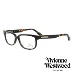 【VIVIENNE WESTWOOD】英國薇薇安魏斯伍德插畫風格光學眼鏡(琥珀 AN298M04)