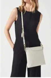 RADLEY London Pockets 2.0 leather medium crossbody bag - CHALK/WHITE (Defective)